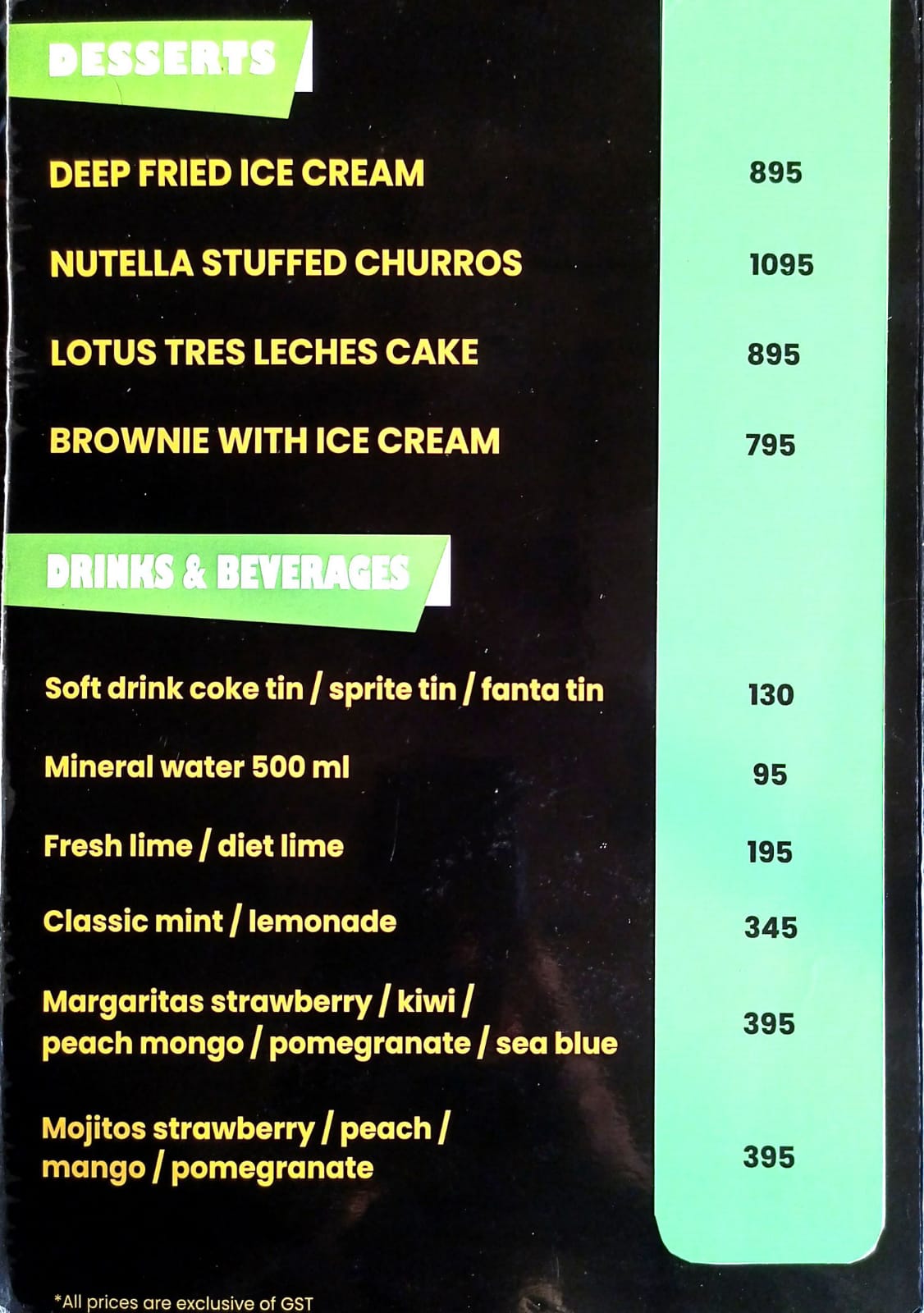 Mario's WOK n GRILL menu